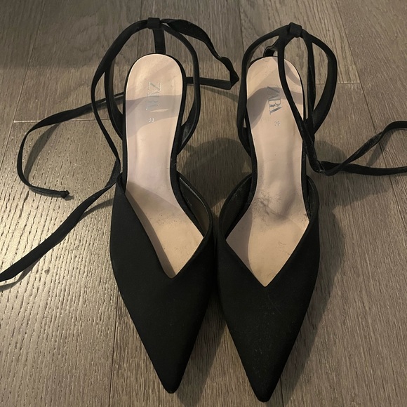 Zara black heels - Size 38 - Picture 2 of 3